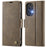 AUTSPACE For Samsung Galaxy A33 5G Case  A11 RFID Blocking Retro Leather Cell Phone Wallet Cover - Brown - 1