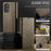 AUTSPACE For Samsung Galaxy A53 5G Case  A11 RFID Blocking Retro Leather Cell Phone Wallet Cover - Brown - 7