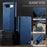 AUTSPACE For Google Pixel 8 Case  A11 RFID Blocking Retro Leather Cell Phone Wallet Cover - Blue - 7