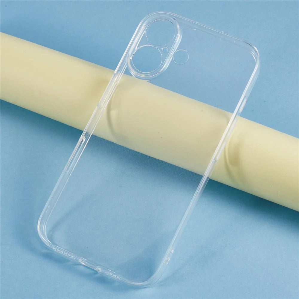 UNITHIN For iPhone 16 Case Ultra Thin 0.7mm Clear TPU Anti Drop Phone Cover Precise Cutouts - 3