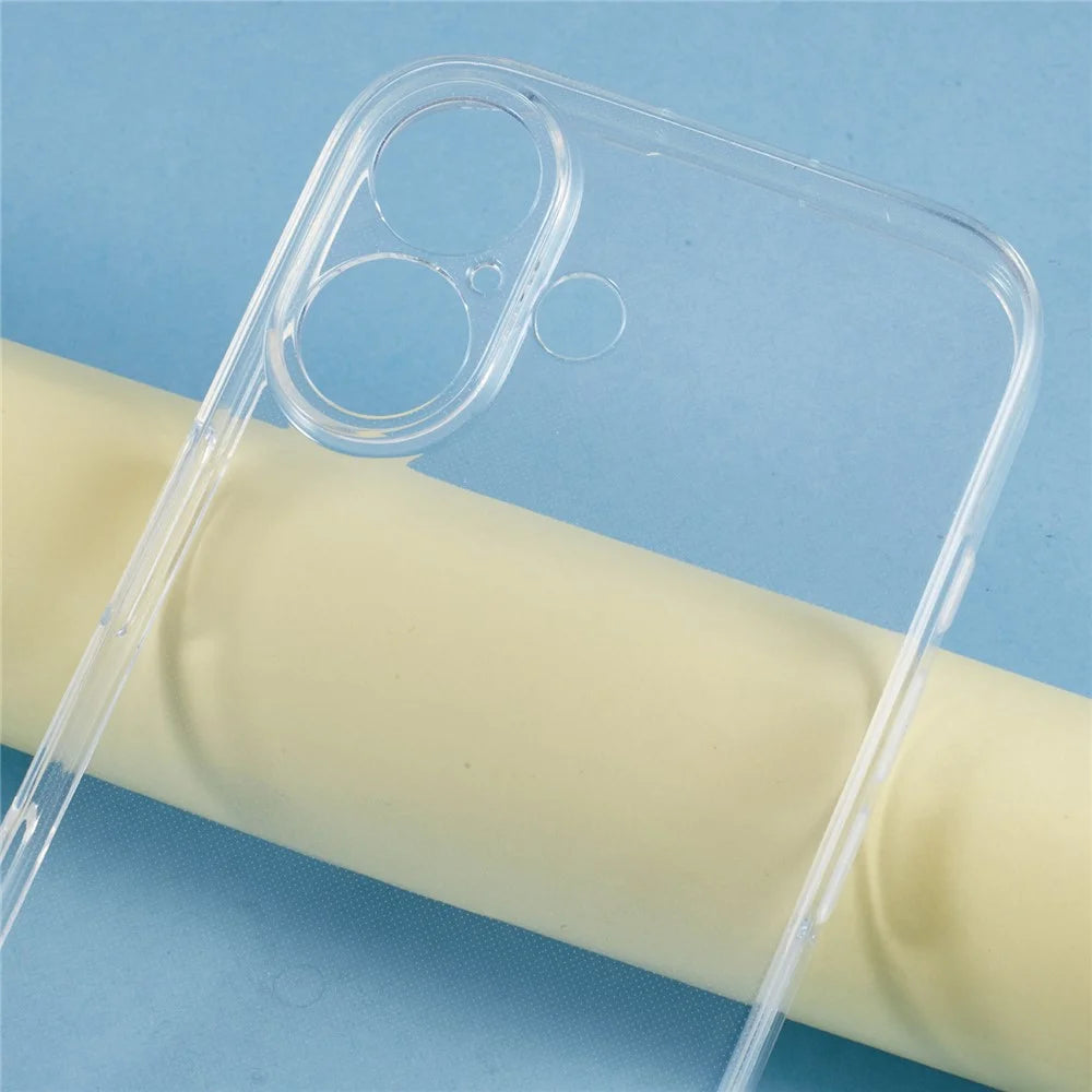 UNITHIN For iPhone 16 Case Ultra Thin 0.7mm Clear TPU Anti Drop Phone Cover Precise Cutouts - 4