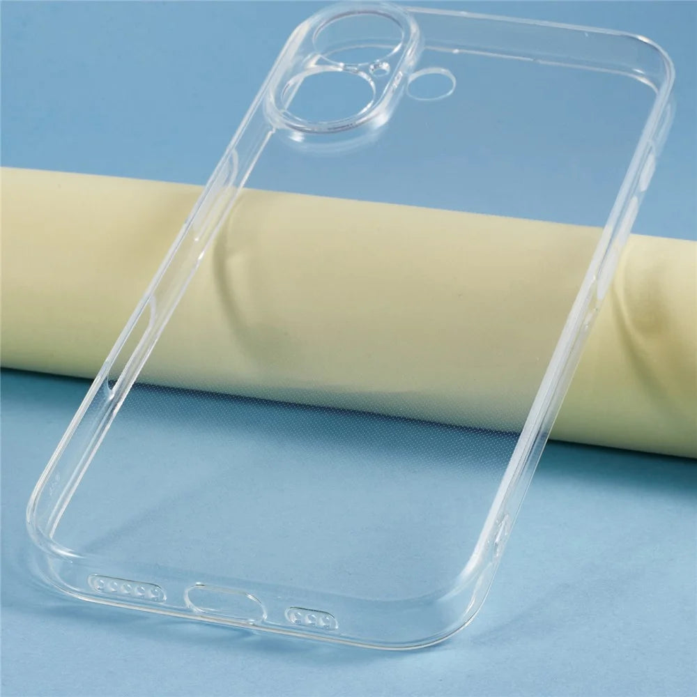 UNITHIN For iPhone 16 Case Ultra Thin 0.7mm Clear TPU Anti Drop Phone Cover Precise Cutouts - 5