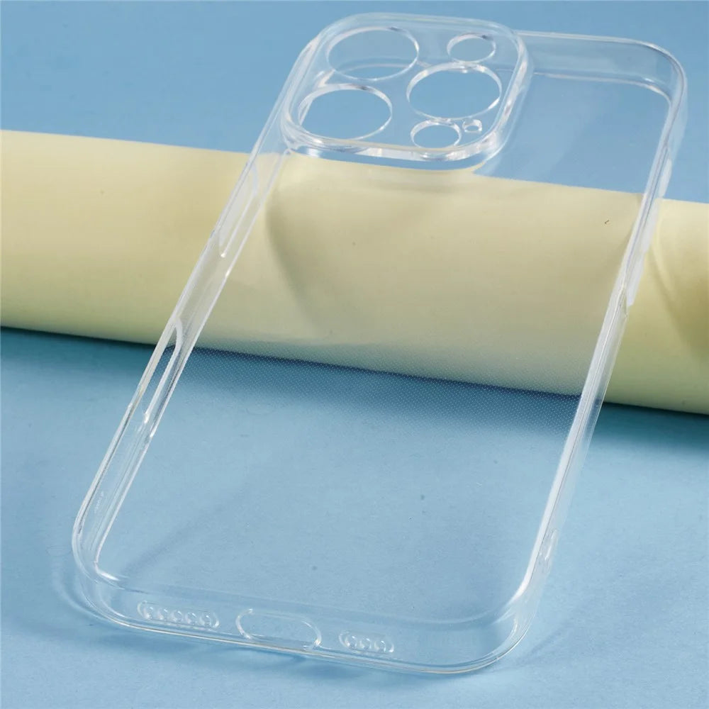 UNITHIN For iPhone 16 Pro Case Ultra Thin 0.7mm Clear TPU Anti Drop Phone Cover Precise Cutouts - 5