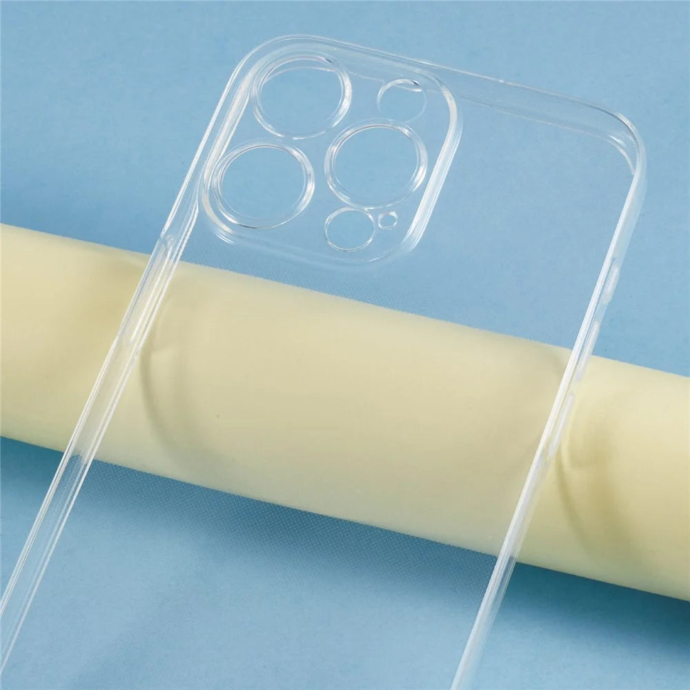 UNITHIN For iPhone 15 Pro Case Ultra Thin 0.7mm Clear TPU Anti Drop Phone Cover Precise Cutouts - 5