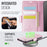 AUTSPACE For iPhone 14 Pro Max Case  A11 RFID Blocking Retro Leather Cell Phone Wallet Cover - Pink - 4