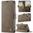 AUTSPACE For iPhone 15 Case  A11 RFID Blocking Retro Leather Cell Phone Wallet Cover - Brown - 2