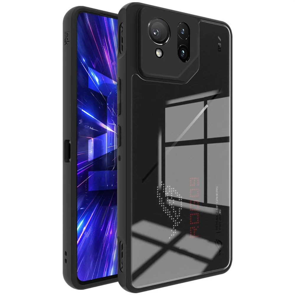 IMAK UX-9A Series for Asus ROG Phone 9 5G / Phone 9 FE 5G / 9 Pro 5G Clear Case TPU+PC Phone Cover Reinforced Corners - 3