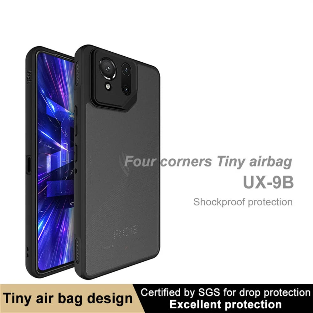 IMAK UX-9B Series For Asus ROG Phone 9 5G / Phone 9 FE 5G / 9 Pro 5G Case Tiny Airbag PC TPU Matte Phone Cover - 2