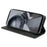 For OnePlus Ace 5 5G / Ace 5 Pro 5G Case Hidden Magnetic Closure Calf Texture Leather Phone Cover - Black - 3