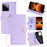 For Realme GT 7 Pro 5G Leather Wallet Case RFID Blocking Stand Cover with Hand Strap - Purple - 1