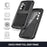R-JUST For Samsung Galaxy S25 Case PC + Silicone + Metal Kickstand Phone Cover with Tempered Glass Film - Black - 7