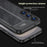 For Samsung Galaxy S25+ Case Litchi Texture TPU Flexible Phone Cover, Black - 4