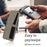 For Samsung Galaxy S25+ Case Card Holder Kickstand Anti Drop PC + TPU + PU Leather Back Cover - Black - 5