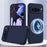 For Google Pixel 9 Pro Magnetic Case Liquid Silicone Phone Cover with Lanyard - Dark Blue - 2