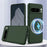 For Google Pixel 8 Pro Magnetic Case Liquid Silicone Phone Cover with Lanyard - Dark Green - 2