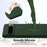 For Google Pixel 8 Pro Magnetic Case Liquid Silicone Phone Cover with Lanyard - Dark Green - 6