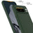 For Google Pixel 8 Pro Magnetic Case Liquid Silicone Phone Cover with Lanyard - Dark Green - 7
