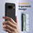 For Google Pixel 8 Magnetic Case Liquid Silicone Phone Cover with Lanyard - Black - 5