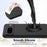 For Google Pixel 8 Magnetic Case Liquid Silicone Phone Cover with Lanyard - Black - 6