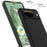 For Google Pixel 8 Magnetic Case Liquid Silicone Phone Cover with Lanyard - Black - 7