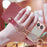 For Samsung Galaxy S25 Case Electroplated Glitter Hand Strap Kickstand TPU Back Cover with Shoulder Strap - Pink - 3