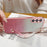 For Samsung Galaxy A35 5G Case Electroplated Glitter Hand Strap Kickstand TPU Back Cover with Shoulder Strap - Pink - 2