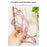 For Samsung Galaxy A35 5G Case Electroplated Glitter Hand Strap Kickstand TPU Back Cover with Shoulder Strap - Pink - 4