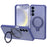 For Samsung Galaxy S25 Magnetic Case Kickstand TPU + PC Anti Drop Phone Cover - Dark Blue - 1