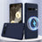 For Google Pixel 7 Pro 5G Magnetic Case Liquid Silicone Phone Cover with Lanyard - Dark Blue - 2