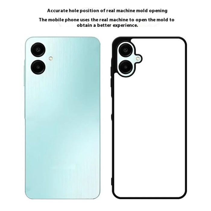 10Pcs / Pack For Samsung Galaxy A06 4G Case PC + TPU Phone Cover Support Heat Transfer Printing - 4