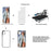 10Pcs / Pack For Samsung Galaxy A06 4G Case PC + TPU Phone Cover Support Heat Transfer Printing - 5