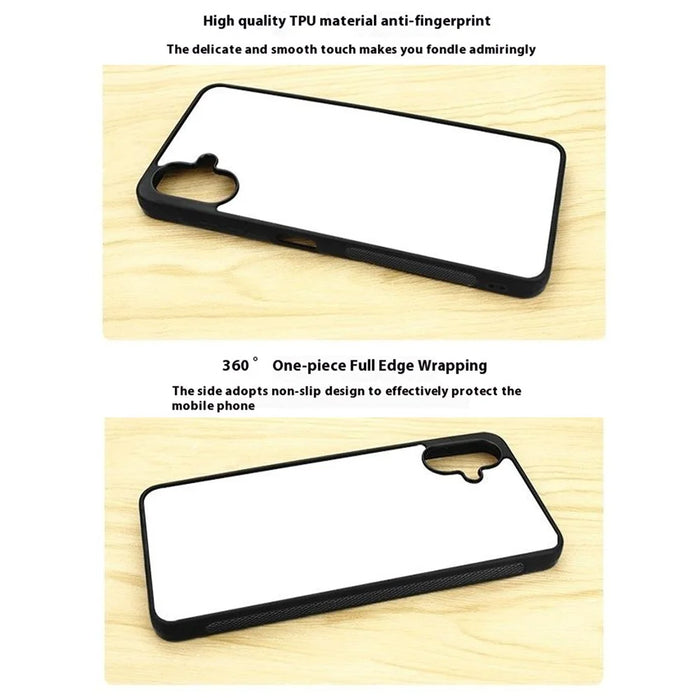 10Pcs / Pack For Samsung Galaxy A06 4G Case PC + TPU Phone Cover Support Heat Transfer Printing - 6