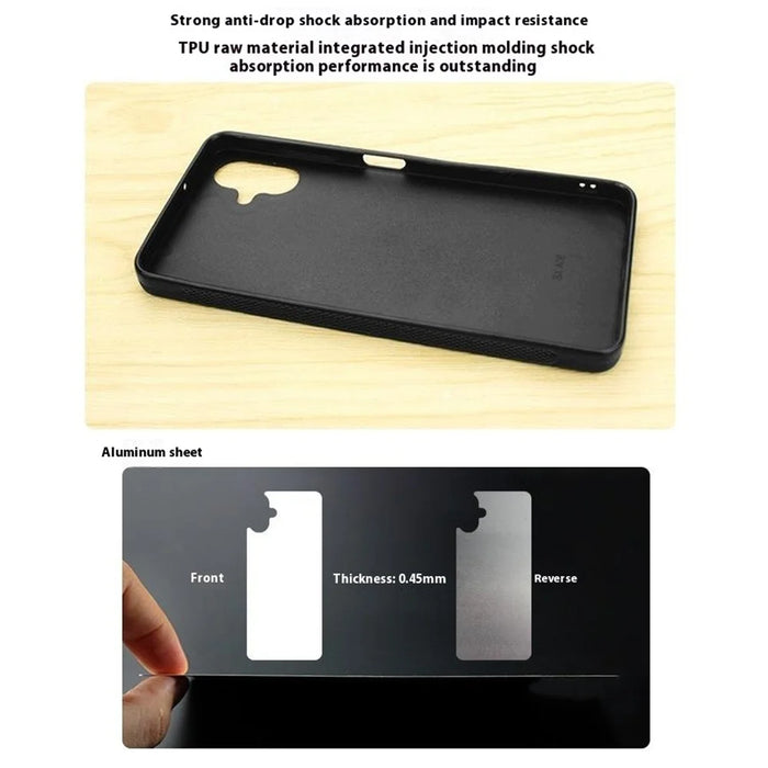 10Pcs / Pack For Samsung Galaxy A06 4G Case PC + TPU Phone Cover Support Heat Transfer Printing - 7