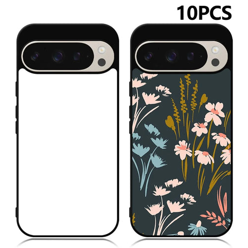 10Pcs  /  Pack For Google Pixel 9 / 9 Pro Case PC + TPU Phone Cover Support Heat Transfer Printing - 1