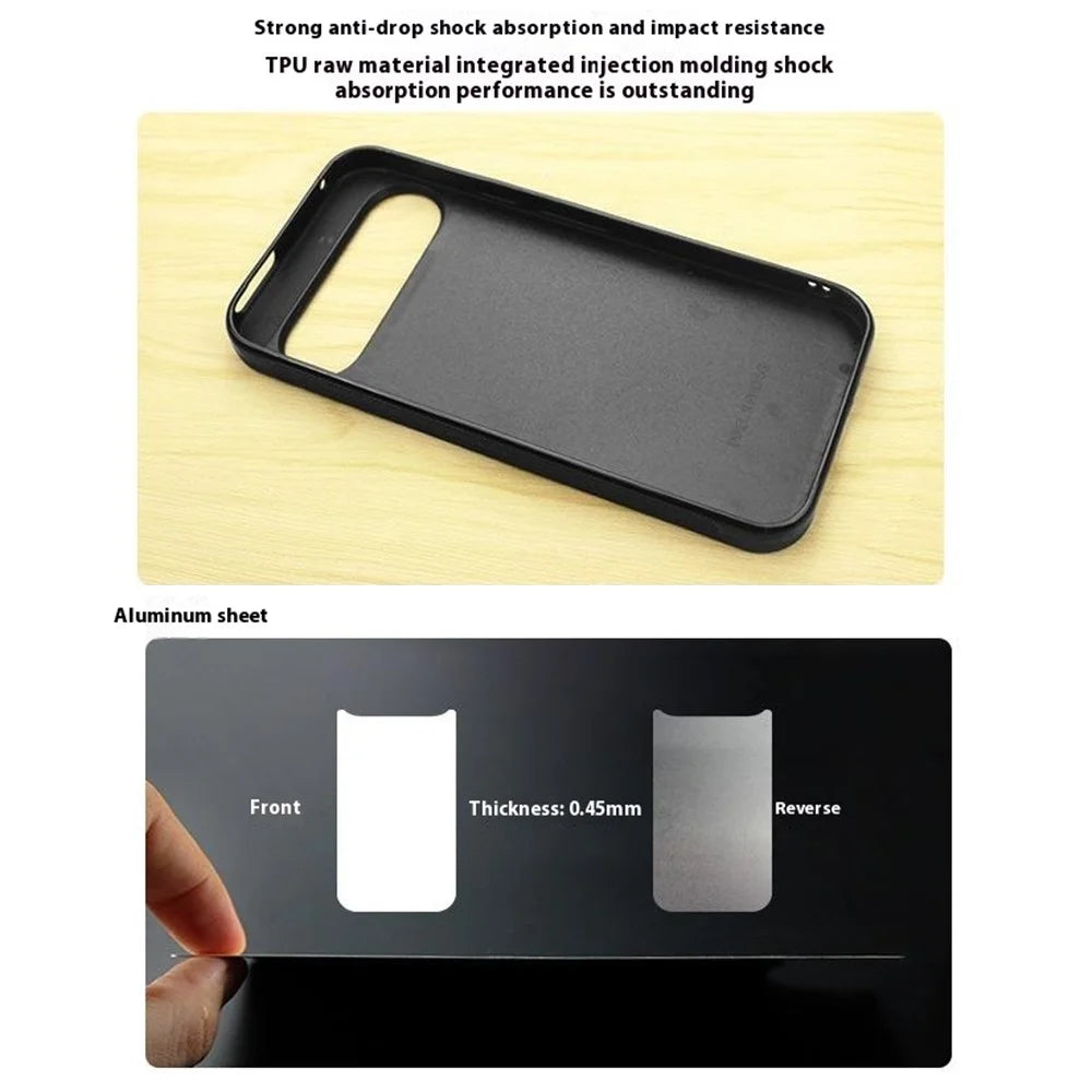 10Pcs  /  Pack For Google Pixel 9 Pro XL Case PC + TPU Phone Cover Support Heat Transfer Printing - 6
