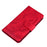 Tiger Pattern Imprinted Cover for Samsung Galaxy M13 4G, PU Leather Drop-proof Phone Stand Case Protective Shell with Wallet - Red - 4