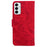 Tiger Pattern Imprinted Cover for Samsung Galaxy M13 4G, PU Leather Drop-proof Phone Stand Case Protective Shell with Wallet - Red - 7