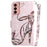 For Samsung Galaxy M13 4G PU Leather Phone Foldable Stand Wallet Case 3D Pattern Printing Protective Cover with Strap - Butterfly High Heels - 7