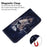 Leather Protective Case for Samsung Galaxy M13 4G, Stylish Pattern Printing Phone Cover Foldable Stand Wallet Shell - Lion - 4