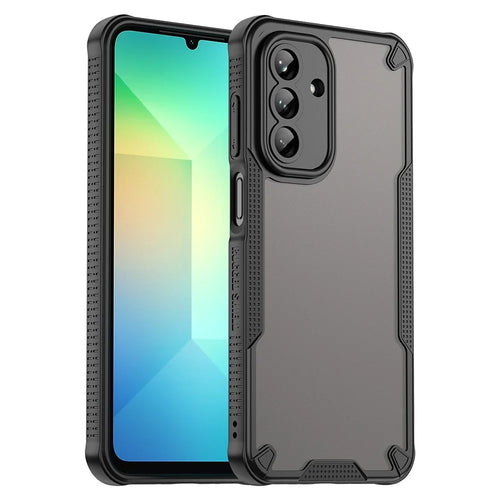 For Samsung Galaxy A26 5G Case Hybrid Frosted Phone Back Cover - Black - 1