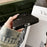 For Samsung Galaxy S25 Magnetic Case Litchi Texture PU Leather + TPU Phone Back Cover - Black - 6