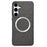 For Samsung Galaxy A36 5G Magnetic Case Drop-Proof TPU + Cloth Back Phone Cover - Grey - 1