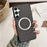 For Samsung Galaxy A36 5G Magnetic Case Drop-Proof TPU + Cloth Back Phone Cover - Grey - 2