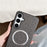 For Samsung Galaxy A36 5G Magnetic Case Drop-Proof TPU + Cloth Back Phone Cover - Grey - 4