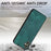 For Samsung Galaxy A05 4G Case Shockproof Slim Retro Leather Phone Back Cover - Green - 2