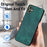 For Samsung Galaxy A05 4G Case Shockproof Slim Retro Leather Phone Back Cover - Green - 4