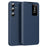For Samsung Galaxy S25 Case with Card Holder Smart View Window PU Leather+PC+TPU Phone Cover - Sapphire - 1