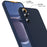 For Samsung Galaxy S25+ Magnetic Case Liquid Silicone Phone Cover with Lanyard - Dark Blue - 7