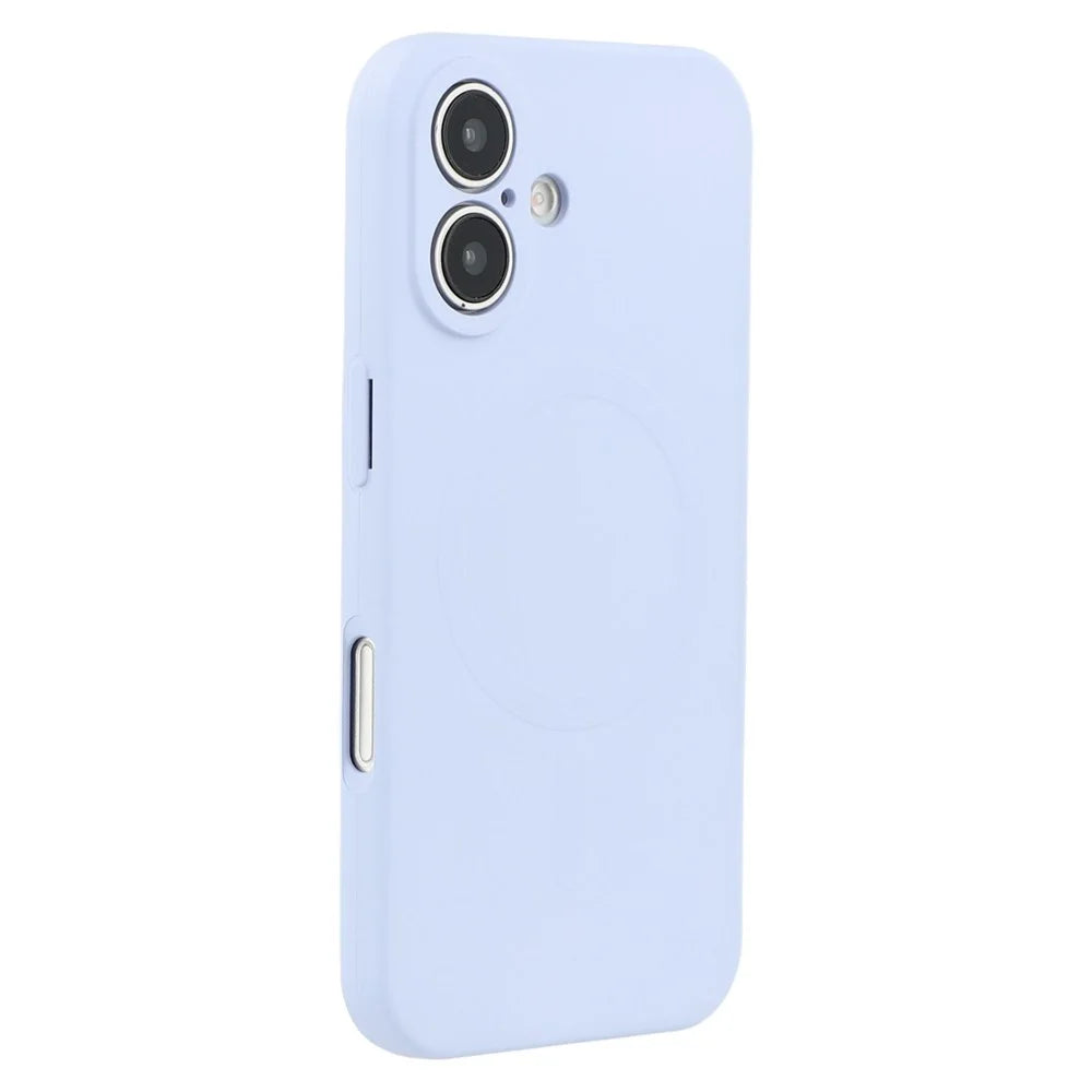For iPhone 16 Plus Case Compatible with MagSafe Shockproof TPU Phone Cover - Light Purple - 1