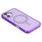 For iPhone 16 Plus Case Compatible with MagSafe 2.0mm PC + TPU Glitter Phone Cover - Purple - 5